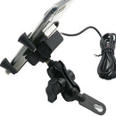 Motorcycle 2 In 1 360 Degree Adjustable Phone Holder Universal Rotary Phone
