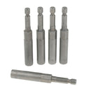 Socket Bits Adapter Drill Nut Driver Power Extension Bar 1/4'' Shank 6mm High