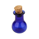 20pcs Mini Small Fancy Empty Glass Bottle Wishing with Cork Necklace Pendant