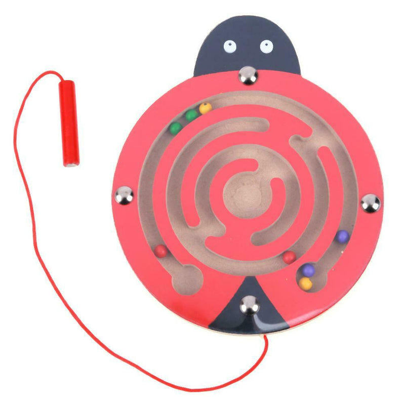 Kid Wooden Puzzle Children Magnetic Maze Toys Intellectual Jigsaw Board A