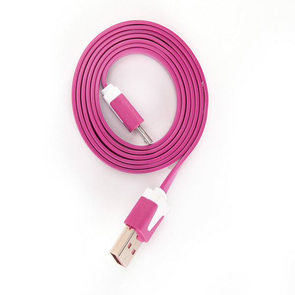 V8 Noodle Data Line Universal Andrews Smartphone Micro USB Charging Line Hot OZ