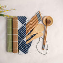 11pcs/Set Sushi Roller Bamboo Mat Spoon Chopsticks Maker Food Rolling Tool