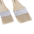 3x Wooden Handle Kid Oil Watercolor Acrylic Painting Brush Scrubbing Brushes