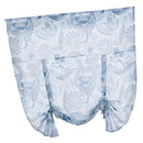 Tie Up Valance Roman Curtain Light Filtering Rod Pocket Drapes 1 Panel 46x63"