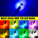 2x Remote Control RGB Multicolor LED Bulb Parking lights T10 194 168 W5W
