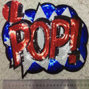 Embroidered iron on patches sequins sequins clothing DIY Motif Applique FT