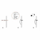 6 LED Solar Powered Wall Light Outdoor Garden Wall Fence Pathway Security Lamp