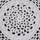 Flower White Lace Hand Crochet Doily Doilies Floral Table Mat Placemat 30cm
