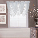 1 Panel Rod Pocket Glitter Window Valance Sheers for Home Privacy Decoration