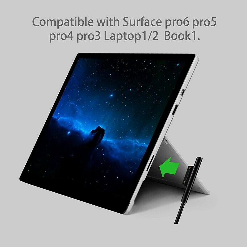 0.2M Female USB-C Charging Cable for Surface Pro 6/5/4/3 Surface Laptop 1/2,T7Y6