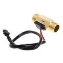 G1/2" Water Flow Sensor Switch Copper Hall Effect Liquid Flow Meter Flowmeter