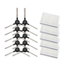 5pcs Vacuum Filter And 10pcs Side Brush Cleaning Tools