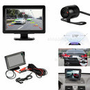 4.3'' TFT Car Rear View Reversing Monitor+Parking Mirror Night Vision Camera Kit