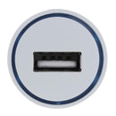 5V 1A Universal Smart IC USB Car Charger with LED Indicator Ring for Phone