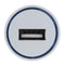 5V 1A Universal Smart IC USB Car Charger with LED Indicator Ring for Phone #gib