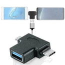 Micro USB Type-C OTG 5Pin Male To USB 3.0 Female Converter For Android Hub V0X9