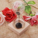 1pcs Magnet Hourglass Awaglass Hand-blown Sand Timer Desktop Decoration Mag R1M8