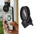 2in1 37mm Clip-on ND 2-400 Phone Camera Lens Filter Adjustable + Clip Kit