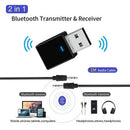 Bluetooth 5.0 Receiver Transmitter 2 in 1 USB Wireless Audio Adapter Blueto