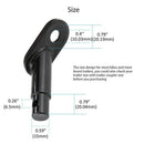 Steel Bike Trailer Coupler Attachment Angled Elbow Bicycle Trailer Hitch Mo J5D5