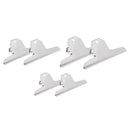 6Pcs Bulldog Grip Clip Food Sealer Bag Clamp Paper Document Ticket Binder