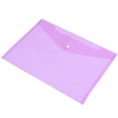 A4 Document wallets plastic popper Buckle folders filing paper storage,Rand Q1V3