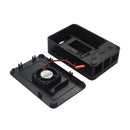 Acrylic Case Shell Enclosure Box with Cooling Fan Replacement For Raspberry Pi 4