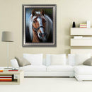 5D DIY Full Drill Diamond Painting Horse Embroidery Mosaic Craft Kit (w572)