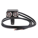 25mm Handlebar Motorcycle Dual Button Headlight Hazard Brake Light Switch Red