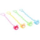 Cartoon Bear Baby Kids Chain Clip Holders Dummy Pacifier Nipple Strap