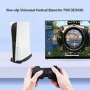 Non-slip Universal Vertical Stand ABS Black for PS5 DE/UHD Console Dock Base