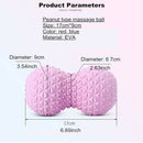 Peanut Shaped Yoga Massage Ball Diamond Texture Massage Ball Deep Muscle Re