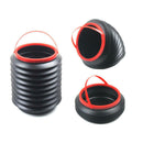 4L Car Bucket Folding Telescopic Water Storage Box Trash Container Black Red