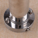 3.5" Stainless Steel Exhaust Muffler Adjustable Removable Silencer Round Decor