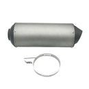 28mm Grey Alloy Exhaust Muffler +Clamp 125cc 140cc150cc  Trail Dirt Bike