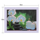 Flower Candle 5D Diamond DIY Painting Craft Kit Home Decor