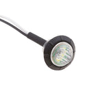 White Universal Trailer Truck RV Round LED Marker Clearance Light Lamp