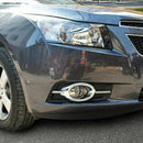 1Pair Chrome Front Fog Lamp Light Cover Trim For Chevrolet Chevy Cruze gfd LVT
