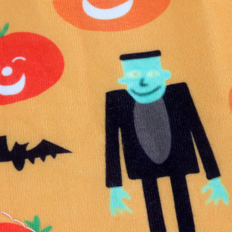 Pet Triangle Saliva Scarf Adjustable Dogs Collar Towel Halloween Bibs (B) A