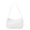 Women Handbags Solid Color PU Leather Female Shoulder Underarm Bag (Beige)
