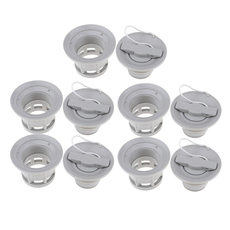 5pcs 6 Holes Plug Air Valve Adaptor Cap for Inflatable Kayaks Rubber Boat Dinghy