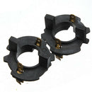 2pcs H7 Fixing Left Right Bulbs Base Holder Spared Replacement