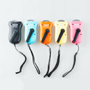 Solar Powered Hand Crank Flashlight Rechargeable LED with Clip Emergency Lights