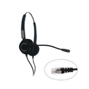 4-Pin RJ9 Call Center Office Noise Cancelling Corded Headset Headphone with