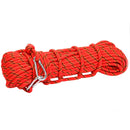 10M Tree Rigging Rock Climbing Safety Rappel Sling Auxiliary Rope+Carabiner