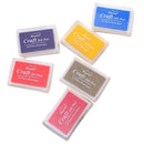 15Pcs / Lots of 15Colors Large DIY Scrapbook Stamps Ink Retro Crafts Color