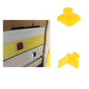 Yellow Beehive Entrance Reducer, Control Bees Freely To Go In & Out