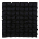 64 Pockets Vertical Wall Garden Planter Plant Grow Bag for Flower Vegetable