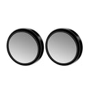 2x Car Blind Spot Mirrors Round Blindspot Rearview Parking Mirrors (Black) A