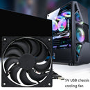 DIY Home Office 120mm Big Airflow Cooling Fan For Router TV Box Silent USB Power